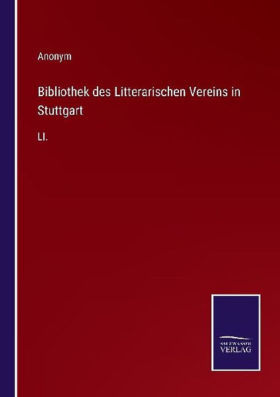 Bibliothek des Litterarischen Vereins in Stuttgart
