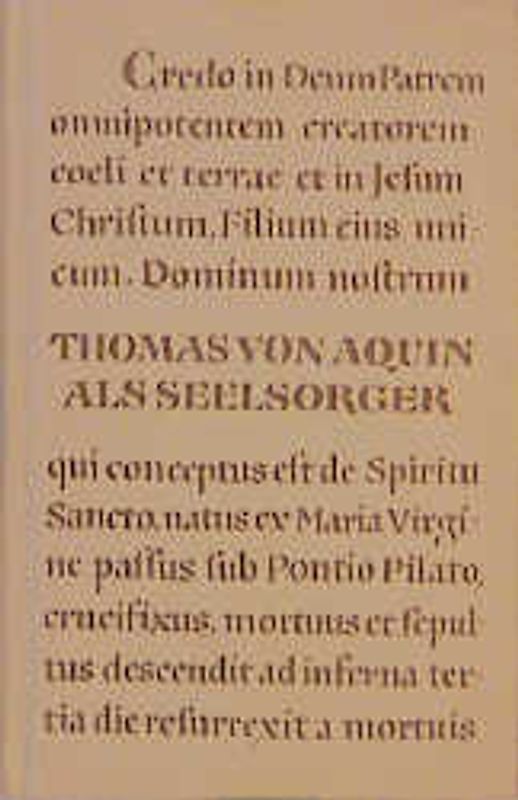 Thomas von Aquin als Seelsorger