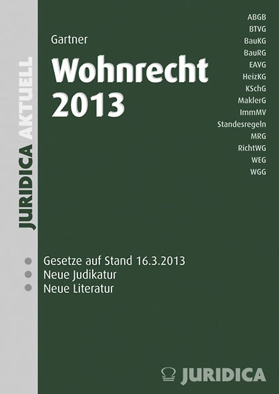 Wohnrecht 2013