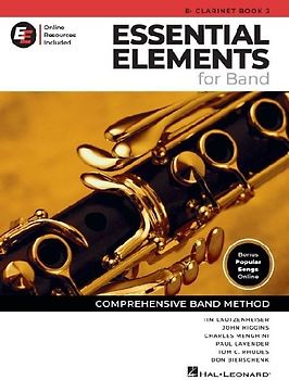 Essential Elements for Band - BB Clarinet Book 2 with Eei Online Resources Clarinet Method Songbook and Sheet Music for School Band Students and Teachers Comprehensive Band Method