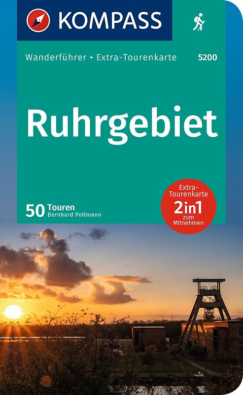 KOMPASS Wanderführer Ruhrgebiet, 50 Touren mit Extra-Tourenkarte