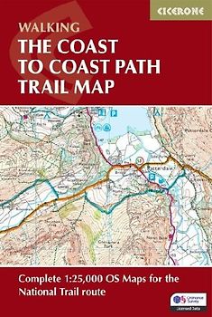 The Coast to Coast Path Trail Map