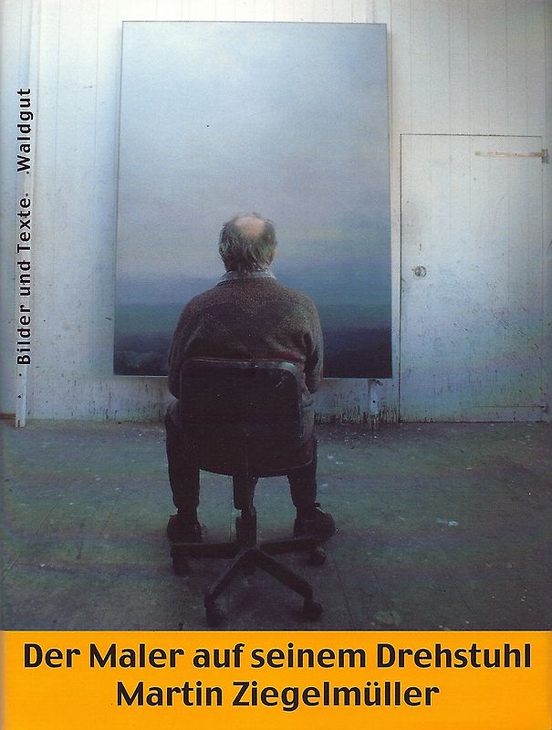 Der Maler auf seinem Drehstuhl