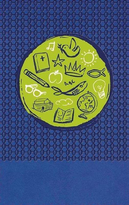 Nirv, Tiny Theologians Bible, Leathersoft Over Board, Blue, Comfort Print