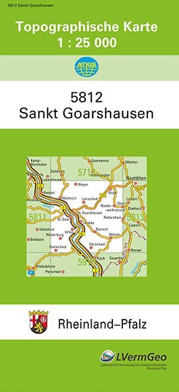 TK25 5812 Sankt Goarshausen