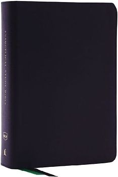 Evangelical Study Bible: Christ-centered. Faith-building. Mission-focused. (NKJV, Black Bonded Leather, Red Letter, Large Comfort Print)