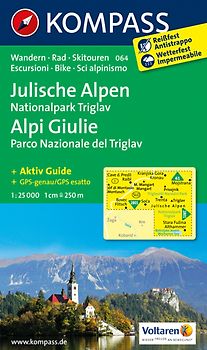 KOMPASS Wanderkarte Julische Alpen - Alpi Giulie