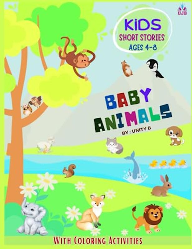 Baby Animals short stories: Kids short story book ages 4-8
