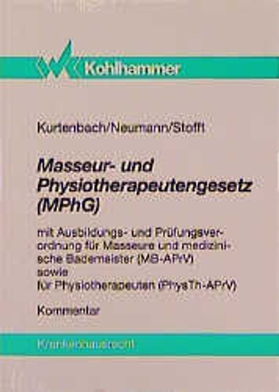 Masseur- und Physiotherapeutengesetz (MPhG)