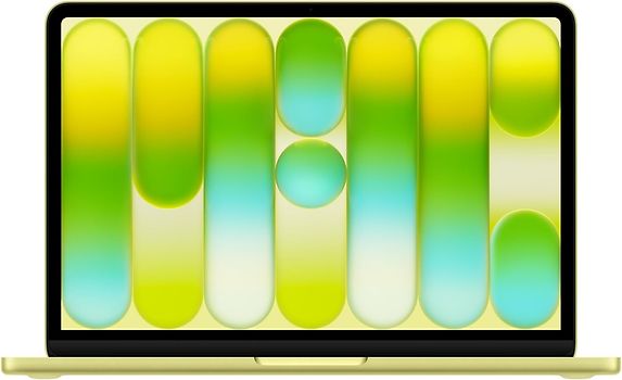 Apple MacBook Neo avec Magic Keyboard avec Touch ID 13" (Liquid Retina Display) A18 Pro (5 cœurs de GPU) 8 Go RAM 512 Go SSD [Début 2026, clavier QWERTY] jaune agrume