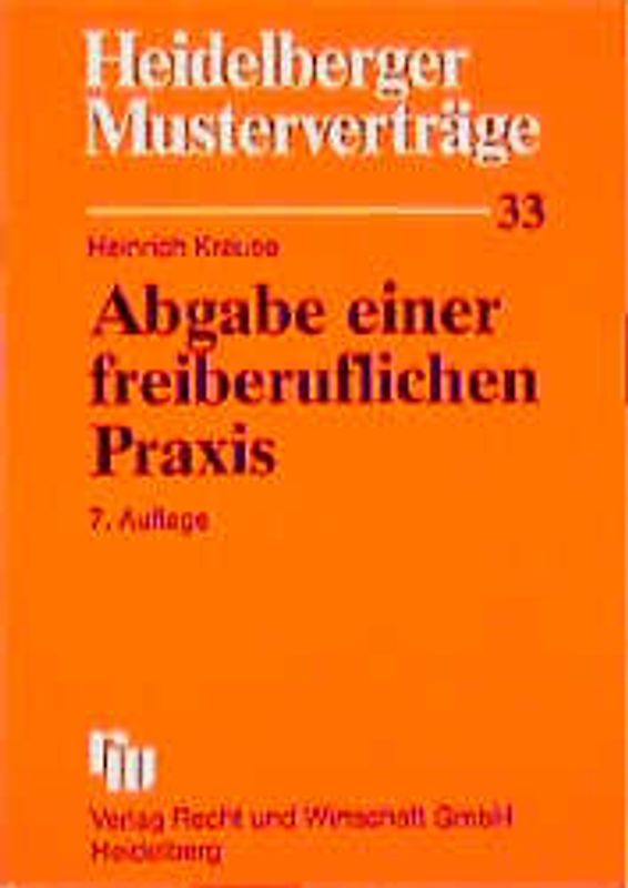 Abgabe einer freiberuflichen Praxis