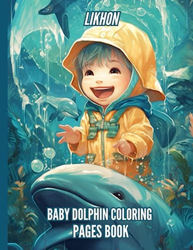 Likhon Baby Dolphin Coloring Pages Book