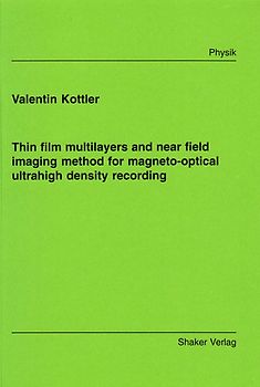 Thin film multilayers and near field imaging method for magneto-optical ultrahigh density recording