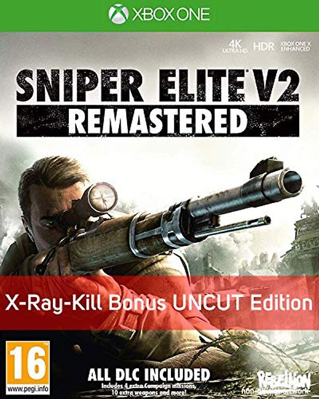Sniper Elite V2 [Remastered, X-Ray-Kill BONUS uncut Edition, Pegi] Xbox One