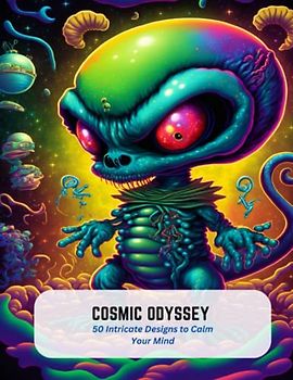 Cosmic Odyssey: 50 Intricate Designs to Calm Your Mind
