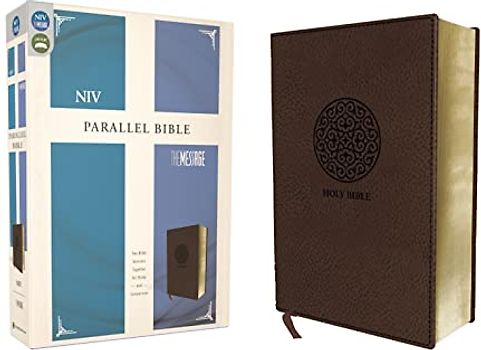 NIV, The Message, Parallel Bible, Leathersoft, Brown: Two Bible Versions Together for Study and Comparison