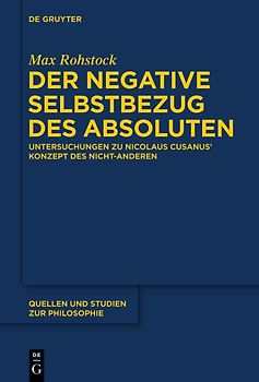Der negative Selbstbezug des Absoluten