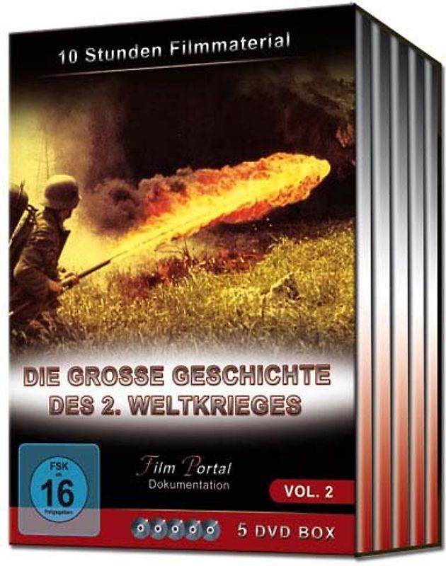 Die grosse Geschichte des 2. Weltkrieges Vol. 2 [5 DVDs] DVD