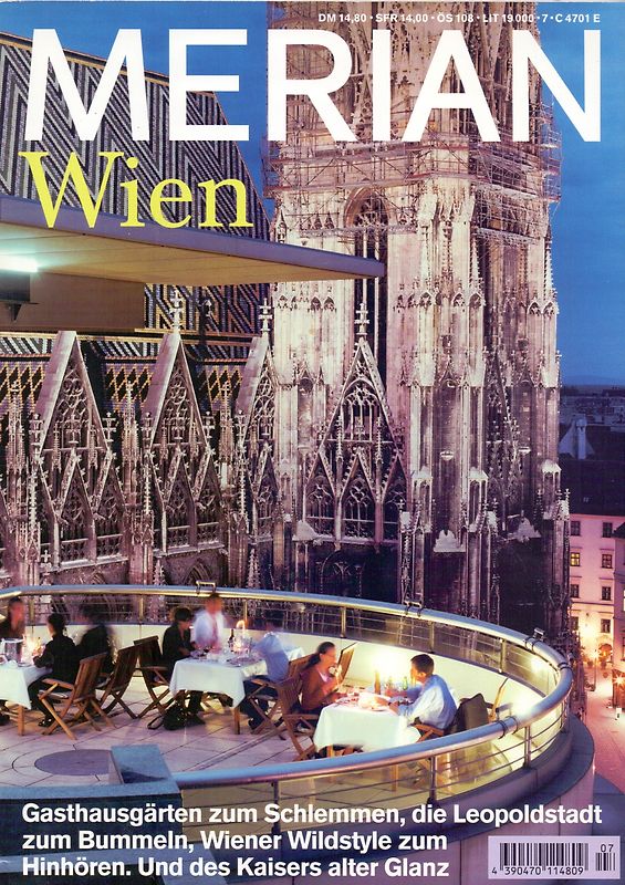Merian: 07/1999 - Wien - Gasthausgärten zum Schlemmen, die Leopoldstadt zum Bummeln,... [Broschiert]