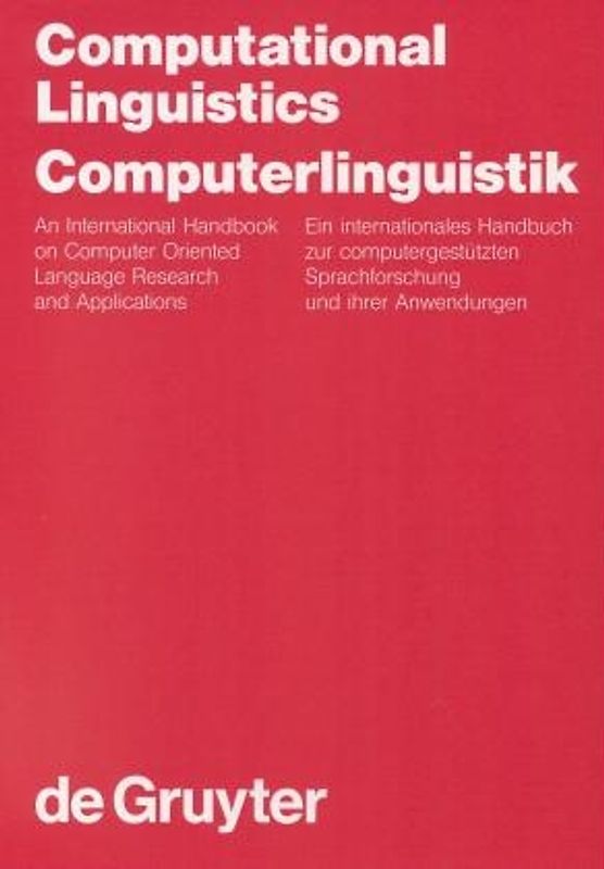 Computational Linguistics / Computerlinguistik