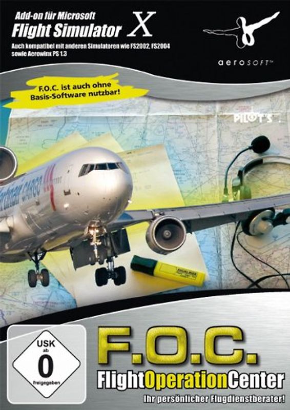 FSX AddOn: F.O.C. Flight Operation Center PC Spiele