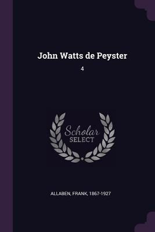 John Watts de Peyster