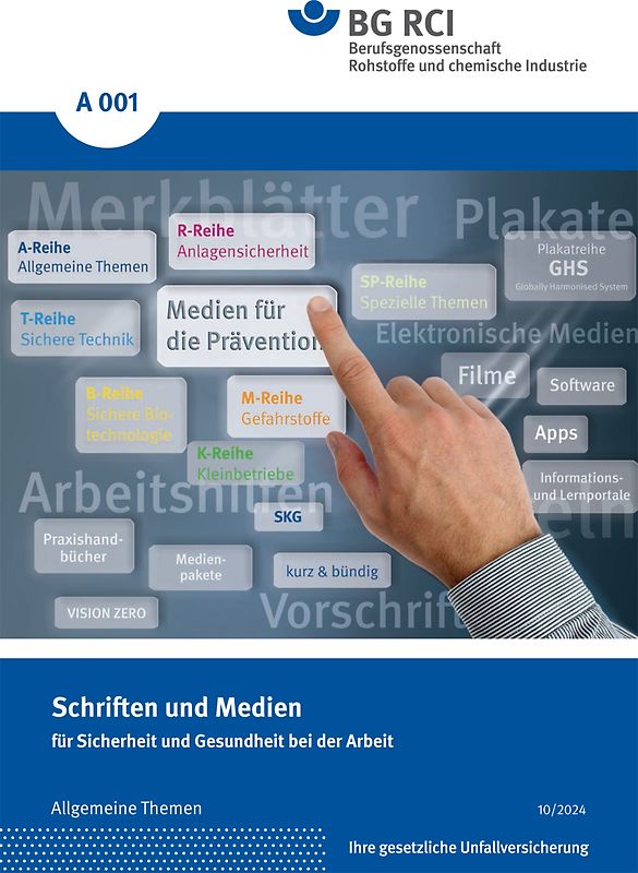 A 001 - Schriften und Medien für Sicherheit und Gesundheit bei der Arbeit