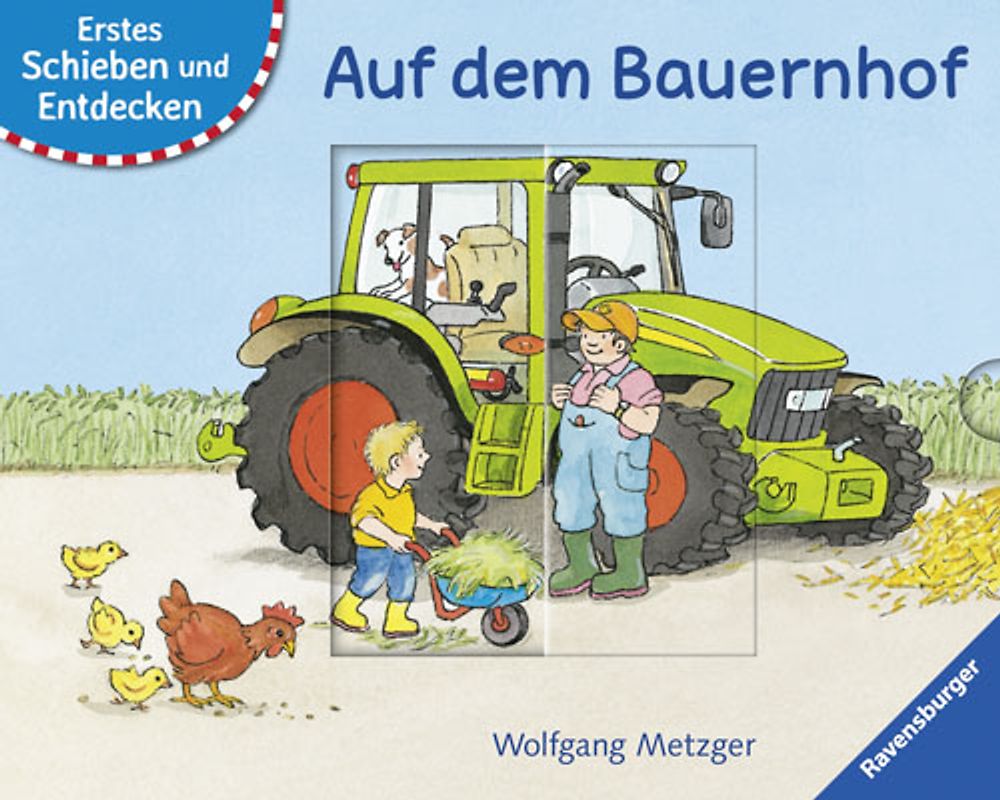Erstes Schieben und Entdecken: Auf dem Bauernhof