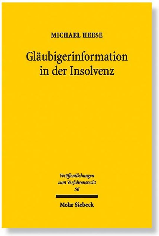 Gläubigerinformation in der Insolvenz