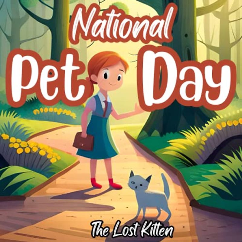 National pet day: Stories for Children, Story The Lost Kitten of Amazing, An inspiring tale Lily realizes the importance of taking care of animals and ... take good care of the pets in her own home.