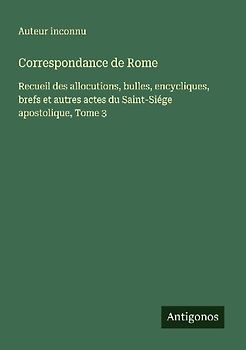 Correspondance de Rome