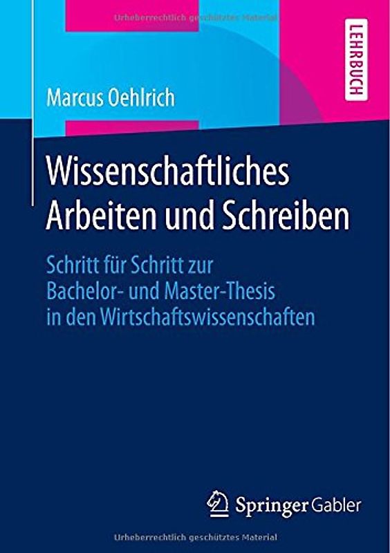 Wissenschaftliches Arbeiten und Schreiben