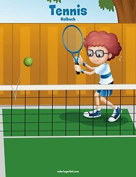 Tennis-Malbuch 1