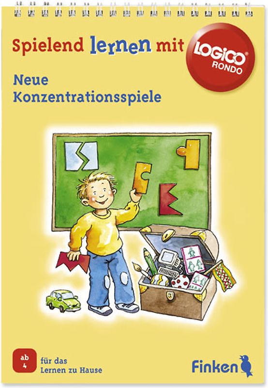 Neue Konzentrationsspiele. LOGICO RONDO Übungsbuch für Kinder ab 4 Jahren