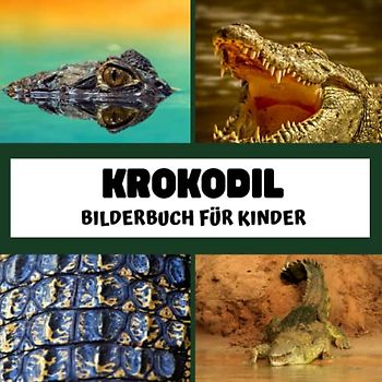 Bilderbuch für Kinder - Krokodil: Krokodil in Bildern - Kinder von 2 bis 5 Jahren