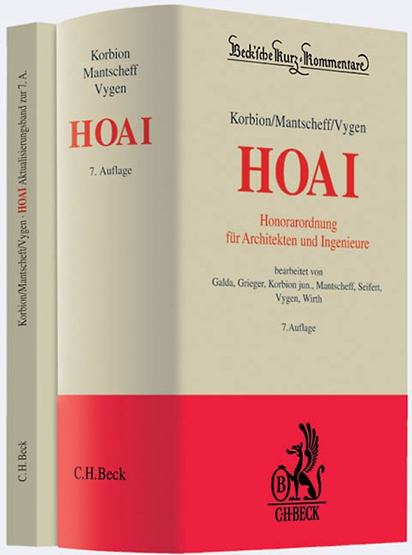 Honorarordnung für Architekten und Ingenieure (HOAI) + Aktualisierungsband (HOAI-Novelle 2009)