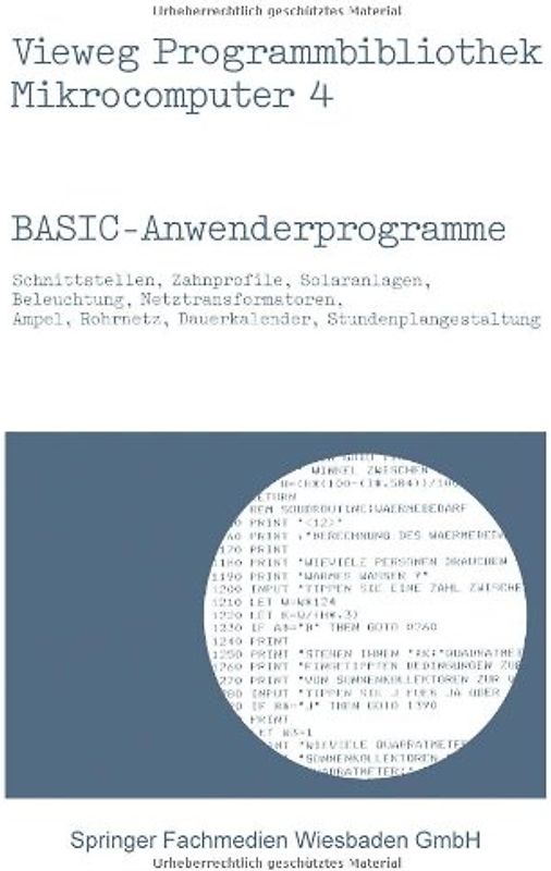 BASIC-Anwenderprogramme