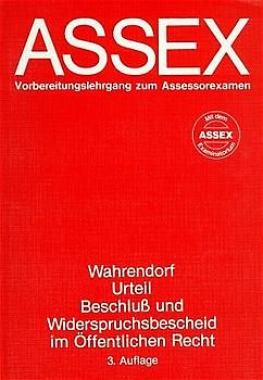 Urteil, Beschluss und Widerspruchsbescheid im Öffentlichen Recht