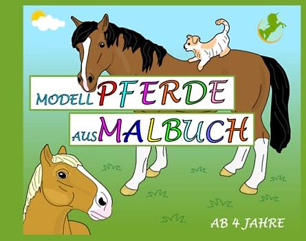 Modellpferde Aus-Malbuch