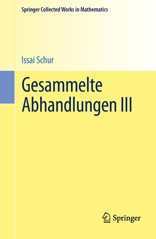 Gesammelte Abhandlungen III