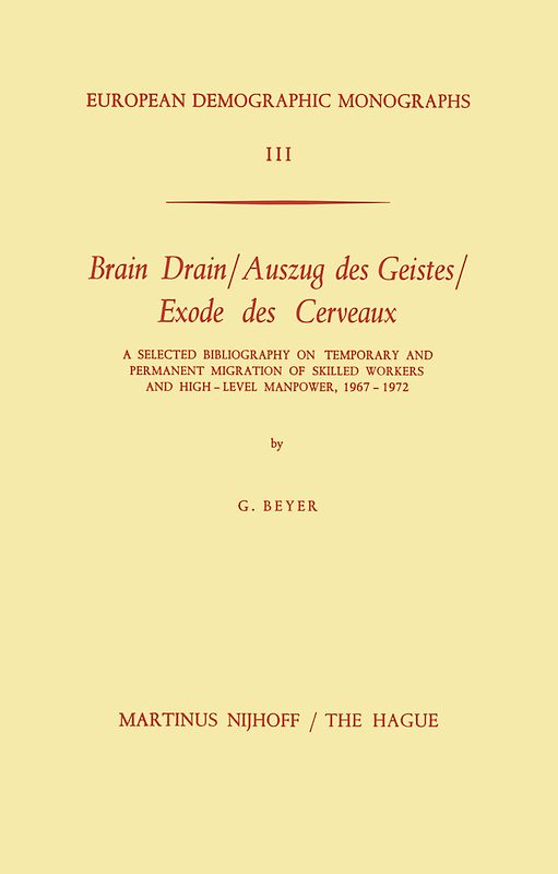 Brain Drain / Auszug des Geistes / Exode des Cerveaux