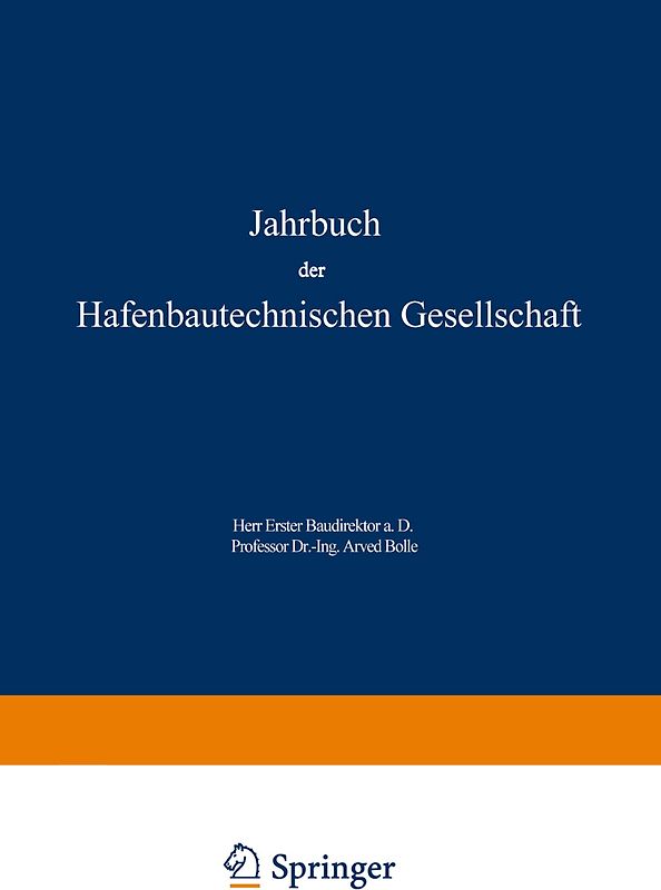 Jahrbuch der Hafenbautechnischen Gesellschaft