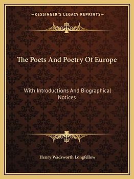 The Poets and Poetry of Europe