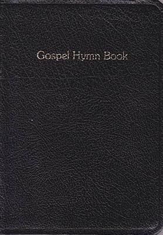 Gospel Hymn Book Blk Lth