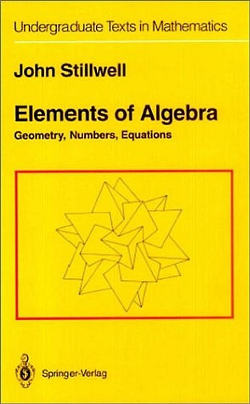 Elements of Algebra