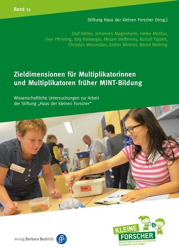 Zieldimensionen für Multiplikatorinnen und Multiplikatoren früher MINT-Bildung