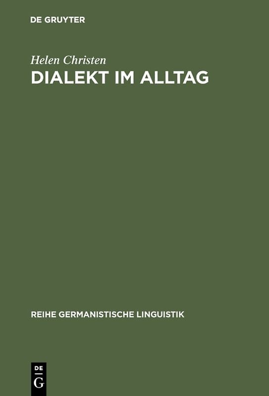 Dialekt im Alltag