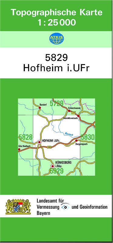 TK25 5829 Hofheim i.UFr.