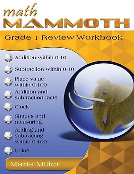 Math Mammoth Grade 1 Review Workbook