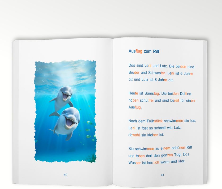 Silbenbuch 1. Klasse - Meine schönsten Tiergeschichten